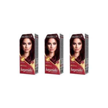 Imagem de Coloraçao Probelle Burguesinha 5.5 Acaju Kit Com 3Un