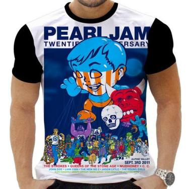 Imagem de Camiseta Camisa Personalizada Rock Metal Pearl Jam 63 - OBDS, INF 10