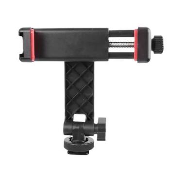 Imagem de Suporte Universal Para Tripé De Celular Com Adaptador Cold Shoe Para i