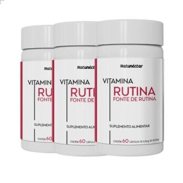Imagem de Kit 3 Potes Rutina Suplemento Natural Vitamina 100% Puro Original Natu