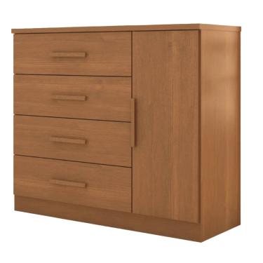 Imagem de Cômoda Sapateira 4 Gavetas 1 Porta Genova Plus Zanzini