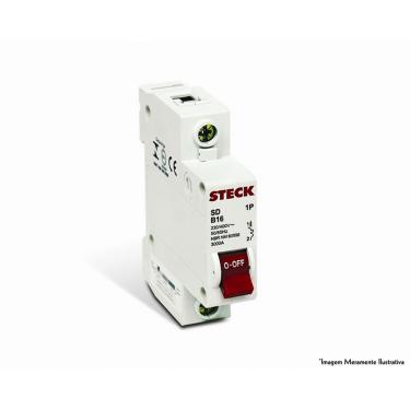 Imagem de Disjuntor Steck Unip Serie Sd61 E 25A Curva B 3Ka