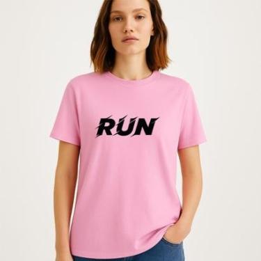Imagem de Camiseta Corrida Caminhada Algodão Premium Macio Leve Confrtável Anti Odor RUN-Unissex
