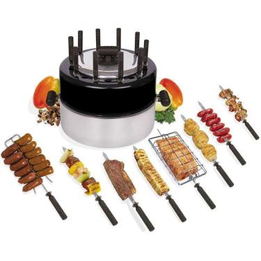 Imagem de Churrasqueira Portátil Fogão Grillex BR-10 Giragrill