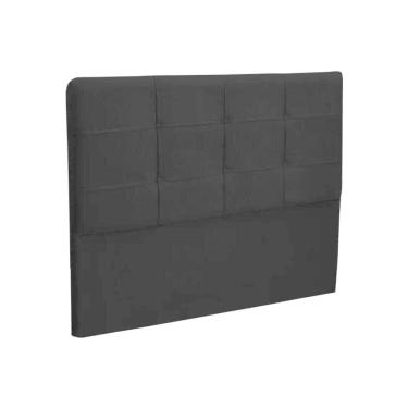 Imagem de Cabeceira Cama Box Casal King 195cm London Veludo Preto - Js Móveis