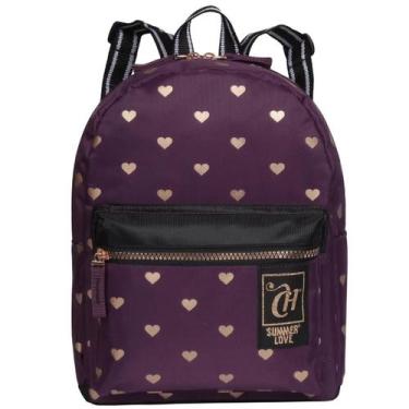 Imagem de Mochila De Costas Mini Bag Capricho Wishes Corações Casual - Sestini