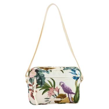Imagem de Bolsa Farm Ziriguidum Midnight Macaw 78331629 Off White-Feminino