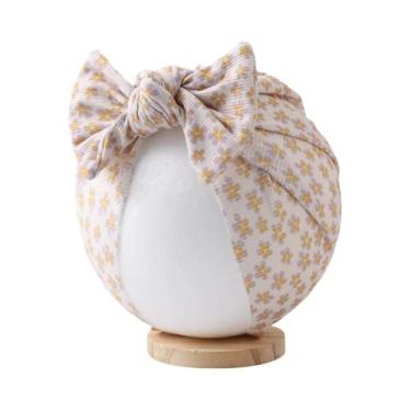 Imagem de Toucas Turbante Para Bebês Com Estampa De Flor, Coração, Margarida, Bo