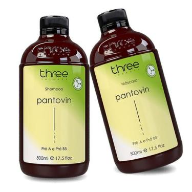 Imagem de Kit Pantovin Three Therapy Shampoo e Máscara de Crescimento Capilar Ac