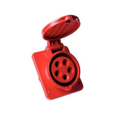 Imagem de Tomada Embutir Industrial3P+N+T 32A 380-415 Vca 6H Tramontin - Tramont