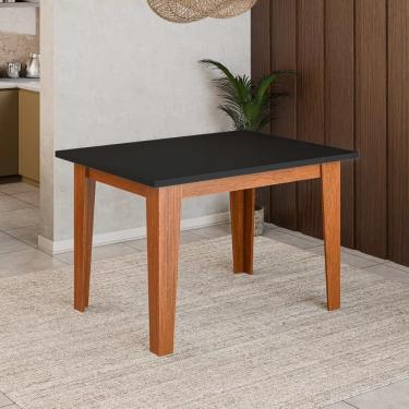Imagem de Mesa De Jantar 4 Lugares Multimóveis Cr50224 Cinamomo-preto