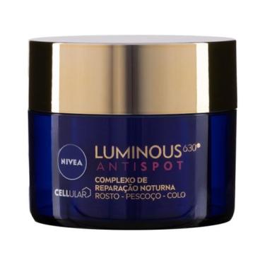 Imagem de Creme Hidratante Facial Nivea Complexo de Reparação Noturna Luminous 6