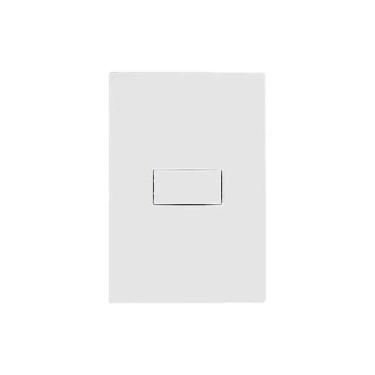 Imagem de Interruptor Simples Linha I9 10A para Ambientes Internos com Acabamento Sofisticado Branco Ilumi