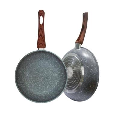 Imagem de Frigideira Cinza com Revestimento Cerâmico em Alumínio 24CM 1,5L Cabo Baquelite