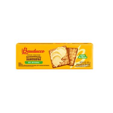 Imagem de Biscoito Cream Cracker Integral Bauducco 165g Fonte de Fibras