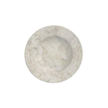 Imagem de Prato Raso Porcelana 27cm Tramontina Travertino Cinza