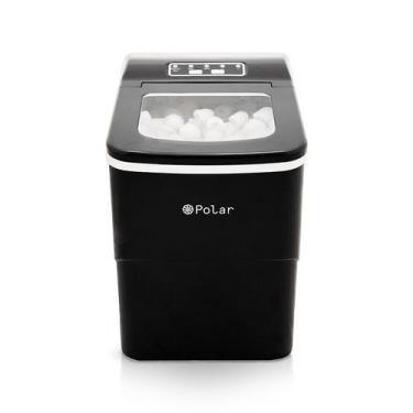 Imagem de Máquina De Gelo Polar - Ice Maker - Preta - 15kg dia, 220V
