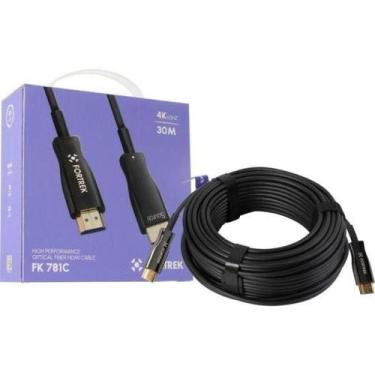 Imagem de Cabo HDMI Fibra Óptica 4K 30m FK783C Fortrek