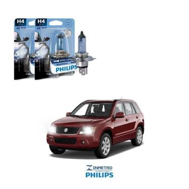 Imagem de Lâmpadas Farol SUZUKI  Grand Vitara Philips H4 BlueVision