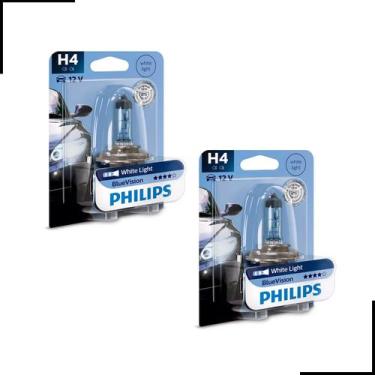 Imagem de Lâmpadas Farol Nissan D-21 Philips H4 BlueVision