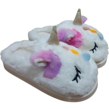 Imagem de Pantufa Chinelo De Quarto Unicórnio Color REF. PTF06168 - NOVA RIO, Br