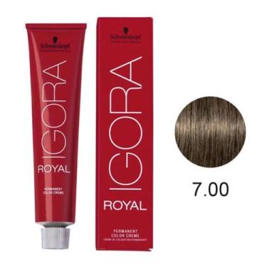 Imagem de Coloração Igora Royal 7-00 Louro Médio Natural Extra 60g - Schwarzkopf