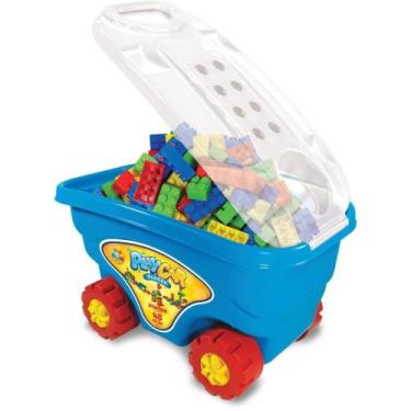 Imagem de Brinquedo para Montar Playcar Blocos 48 Peças Grande