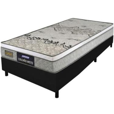 Imagem de Cama Box de Solteiro Gazin Stone Sommier D33 altura de 60 cm e largura