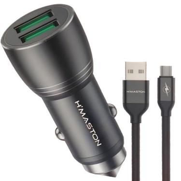 Imagem de Carregador Rápido Veicular Poderoso 4.8A Máximo USB Tipo C - Sumerx