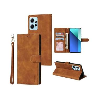 Imagem de Capa De Couro Amigável Com a Pele Com Slot Para Cartão Para Xiaomi 14T