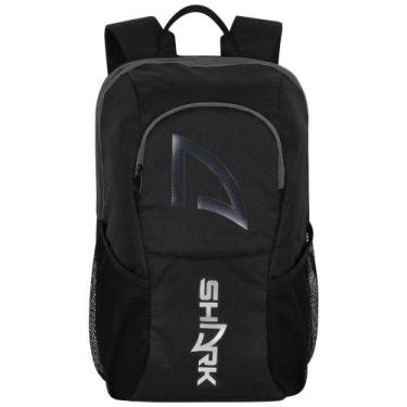 Imagem de Mochila de Beach Tênnis Shark Tour - Preta e Cinza