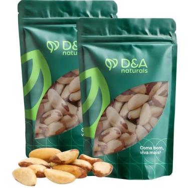 Imagem de Castanhas Do Pará Inteiras Sem Casca 2kg - D&A Naturals