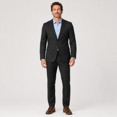 Imagem de Terno Premium Slim - Camisaria Colombo, Preto, 48