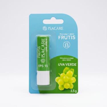 Imagem de Protetor Labial Hidratante com Proteção solar Fps15 Isacare 3,5g Sabor