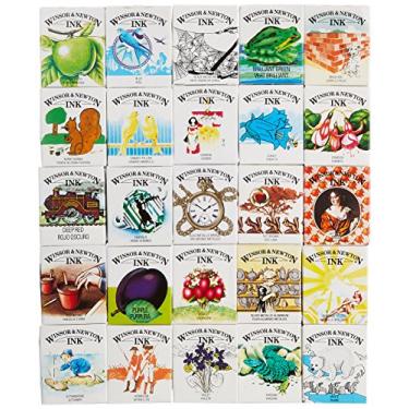 Imagem de Windsor & Newton Conjunto de tinta de desenho 14 ml 25C (importação do Japão)