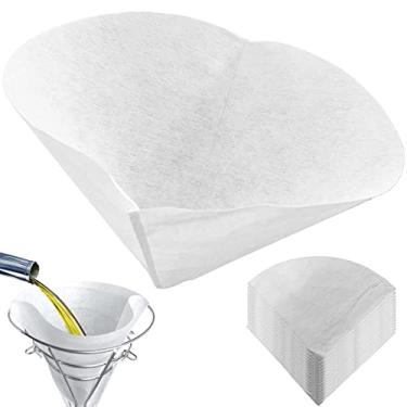 Imagem de Filtro de óleo de fritadeira Filtros de cone de filtro não tecido Cones de filtro de óleo de cozinha Conjunto de filtro de xarope de bordo Filtro de cones