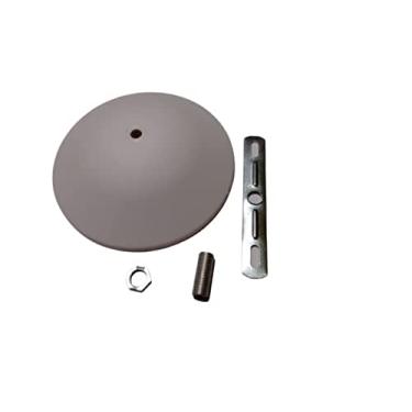 Imagem de Kit Canoplas Branco Teto Pendente Lustres Porca M10 Niple 2,5cm