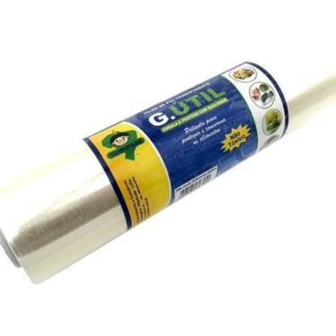 Imagem de Rolo Bobina Plastico De Filme Pvc 38Cm X 300 Metros