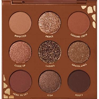 Imagem de Colourpop Paleta de sombras Colourpop WILD Child Matte Metallic Sparkle Pressed Glitter Powder Super-Pigmentado (Browns Chocolates Corais)