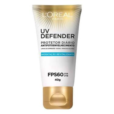 Imagem de Protetor Solar Facial L'oréal Uv Defender Hidratação Revitalizante FPS 60 40g LORÉAL
