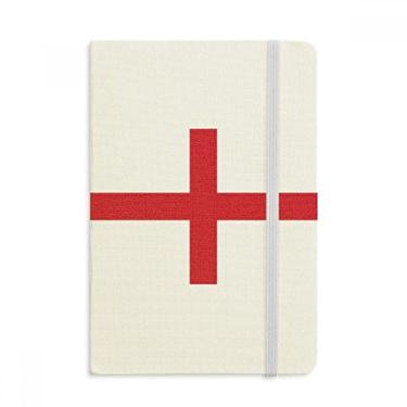 Imagem de Caderno com a bandeira nacional da Inglaterra, capa dura de tecido oficial
