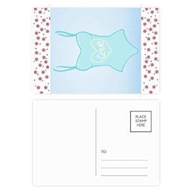 Imagem de Roupa de banho azul Ilustração Natal Flor Celebração Cartão postal Blessing Mailing Card