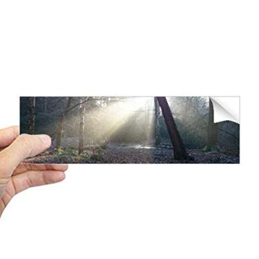 Imagem de DIYthinker Adesivo de para-choque retangular verde escuro para janela de notebook