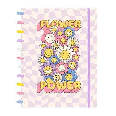 Imagem de Caderno Disco ISCOOL Inteligente G Retro Flower Power