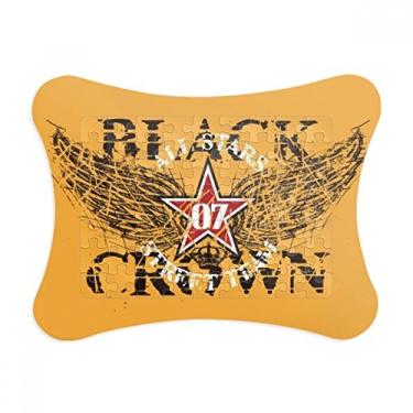 Imagem de Graffiti Street Star Wings Moldura de quebra-cabeça com estampa de coroa, enfeite de quebra-cabeça