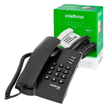 Imagem de Telefone com Fio de Mesa Pleno Preto