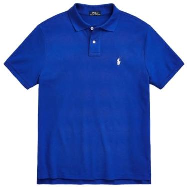 Imagem de Polo Ralph Lauren Camisa polo masculina de ajuste clássico, Ralph Lauren, azul royal, M