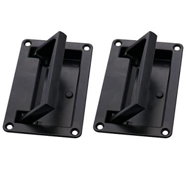 Imagem de MUMIAO Puxadores embutidos, puxador de contêiner, alça de porta embutida para equipamentos de controle, mini recipiente, equipamento de medição, estojo de equipamento industrial (preto pacote com 2)