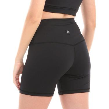 Imagem de Bermuda Fitness DelRio Feminina Com Bolso Invisível Cintura Alta em Microfibra-Feminino