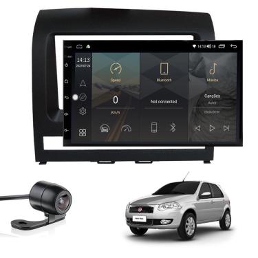 Imagem de Central Multimídia Fiat Palio 2005 2006 2007 2008 2009 2010 2012 Tela IPS de 7" Polegadas Quad Core 2GB Carplay e Android Auto GPS + Câmera de ré